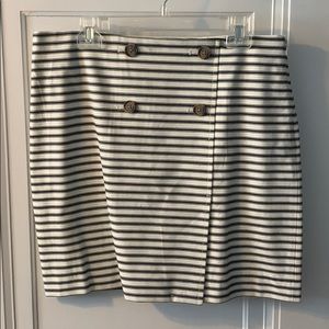 Striped Pencil Skirt